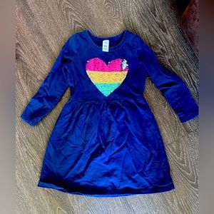 Girls Carters Long Sleeve Dress